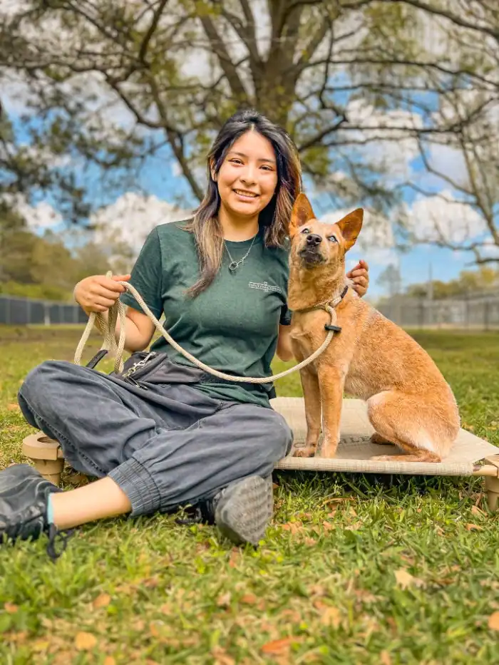 Lesly, Lead Canine Care Specialist at Chucktown Charley on Johns Island, SC
